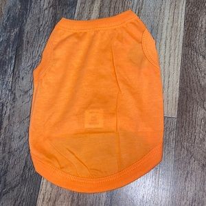 Barking Basics! Orange Brand New Dog T-shirt Multiple Sizes